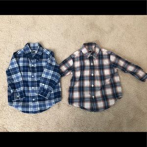 Boys button-up shirts
